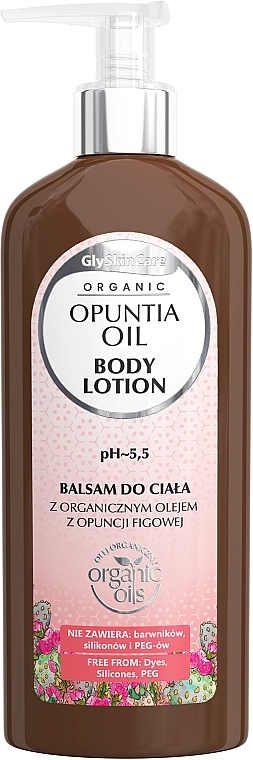 Body Lotion with Organic Fig Oil - GlySkinCare Opuntia Oil Body Lotion — photo N1