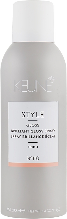 Brilliant Gloss Spray #110 - Keune Style Brilliant Gloss Spray — photo N1