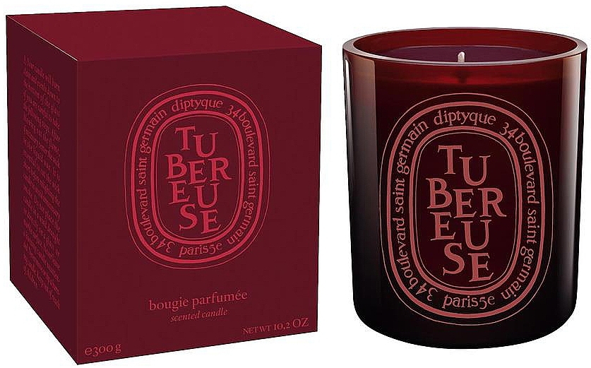 Scented Candle - Diptyque Red Tubereuse Ceramic Candle — photo N2