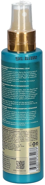 Conditioner Spray - Biota Bioxsine Keratin & Argan Repairing Conditioner Spray — photo N2