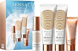 Fragrances, Perfumes, Cosmetics Set - Sensai Silky Bronze Experience Set (b/emulsion/20ml + f/cr/50ml + b/cr/50ml + selftan/20ml)