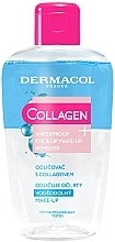 Fragrances, Perfumes, Cosmetics Dermacol Collagen+ Waterproof Eye & Lip Make-Up Remover - Two-Phase Waterproof Makeup Remover