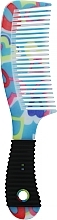 Hair Comb 19.7 cm, multicolored - Donegal Floral Hair Comb — photo N1