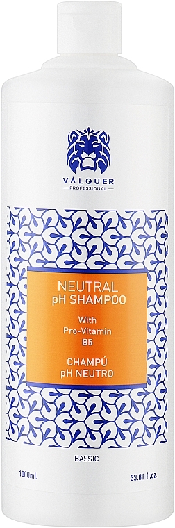 Neutral Shampoo - Valquer Neutral Ph Shampoo — photo N1