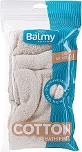 Fragrances, Perfumes, Cosmetics Cotton Back Sponge & Massage Mitten - Balmy Naturel