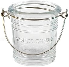 Fragrances, Perfumes, Cosmetics Votive Candle Holder - Yankee Candle Bucket Holder Clear