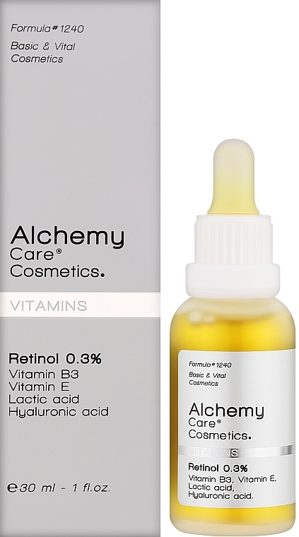 Retinol Face Serum - Alchemy Care Cosmetics Retinol 0,3% — photo N2