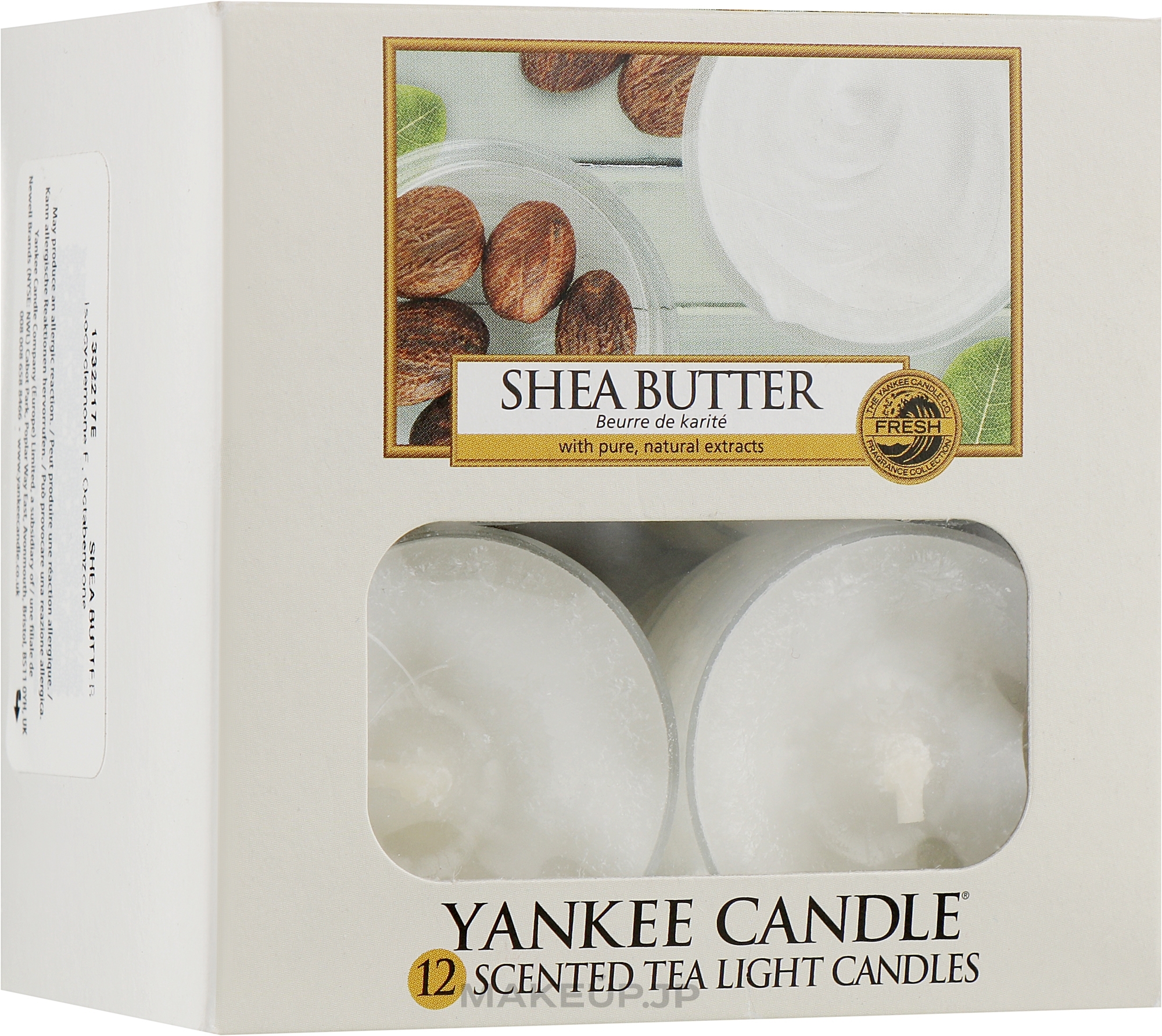 Tea Light Candles - Yankee Candle Scented Tea Light Candles Shea Butter — photo 12 szt.