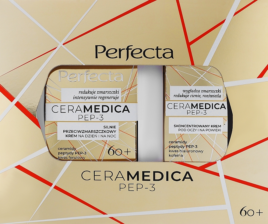 Set - Perfecta Ceramedica Pep-3 (f/cr/50ml + eye/cr/15ml) — photo N1