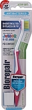 Kids' Toothbrush ‘Perfect Cleaning’, medium, white-pink - Biorepair Curve Oral Care Pro — photo N2