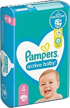 Active Baby 4 Diapers (9-14 kg), 46 pcs. - Pampers — photo N9
