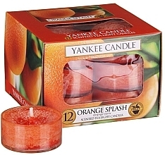 Fragrances, Perfumes, Cosmetics Tea Light Candles - Yankee Candle Scented Tea Light Candles Orange Splash