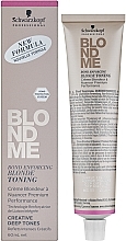 Dark Cream Toning Hair Cream - Schwarzkopf Professional BlondMe Deep Tones Blonde Toning — photo N1