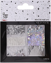 Nail Art Set, 149313 - Peggy Sage Mini Kit Nail Art Argent — photo N1