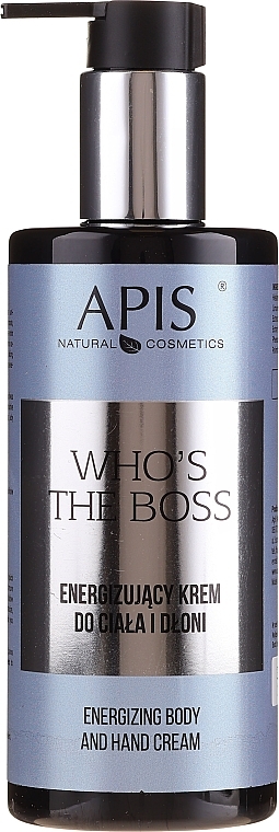 Energizing Body & Hand Cream - Apis Who's The Boss Energizing Body And Hand Cream — photo N1