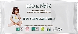 Fragrances, Perfumes, Cosmetics Fragrance-Free Eco Wet Wipes - Naty Sensitive Wipes