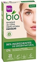Face Depilation Wax Strips - Taky Bio Natural 0% Face Wax Strips — photo N1