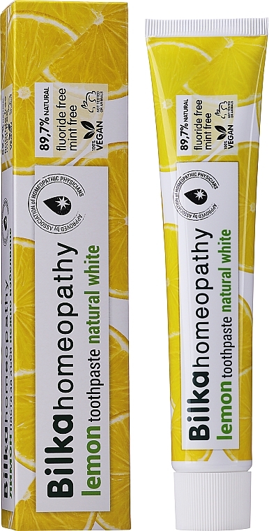 Homeopathic Toothpaste "Lemon" - Bilka Homeopathy Lemon Toothpaste — photo N2