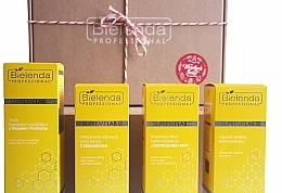 Fragrances, Perfumes, Cosmetics Set - Bielenda Professional SupremeLab Barrier Renew (cr/50ml + tonic/200 ml + peel/70g + ser/50 ml)