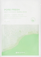 Deep Cleansing Bubble Sheet Mask - Mizon Pore Fresh Deep Cleansing Bubble Mask — photo N1