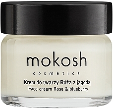 Fragrances, Perfumes, Cosmetics Anti-Aging Firming Face Cream 'Rose and Blueberry' - Mokosh Firming Anti-Aging Face Cream (mini size)