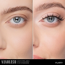 False Lashes - Nanolash Diy Eyelash Extensions Flirty — photo N3