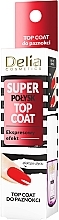 Nail Polish Top Coat with Shimmer - Delia Super Gloss Top Coat — photo N2