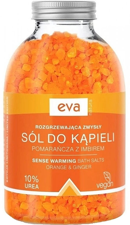 Orange & Ginger Bath Salt with Urea 10% - Eva Natura Bath Salt 10% Urea — photo N1