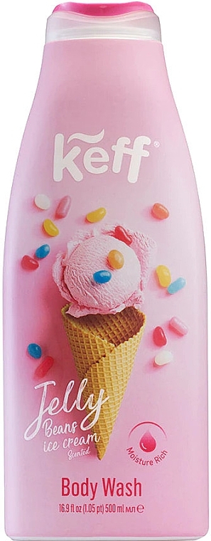 Shower Gel "Ice Cream with Jellies" - Keff Ice Cream Shower Gel — photo N1