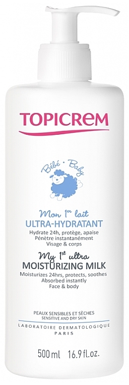 Baby Ultra Moisturizing Milk - Topicrem Baby My 1st Moisturizing Milk  — photo N2