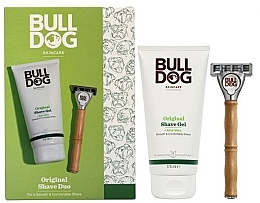 Fragrances, Perfumes, Cosmetics Set - Bulldog Skincare Original Shave Duo Set (shv/gel/175ml+ razor)