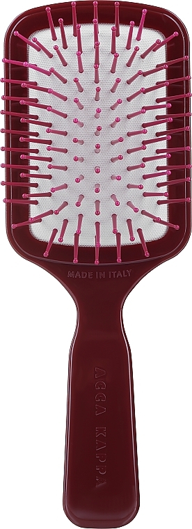 Hair Brush, 6765, cherry - Acca Kappa Racket Small Fashion — photo N1
