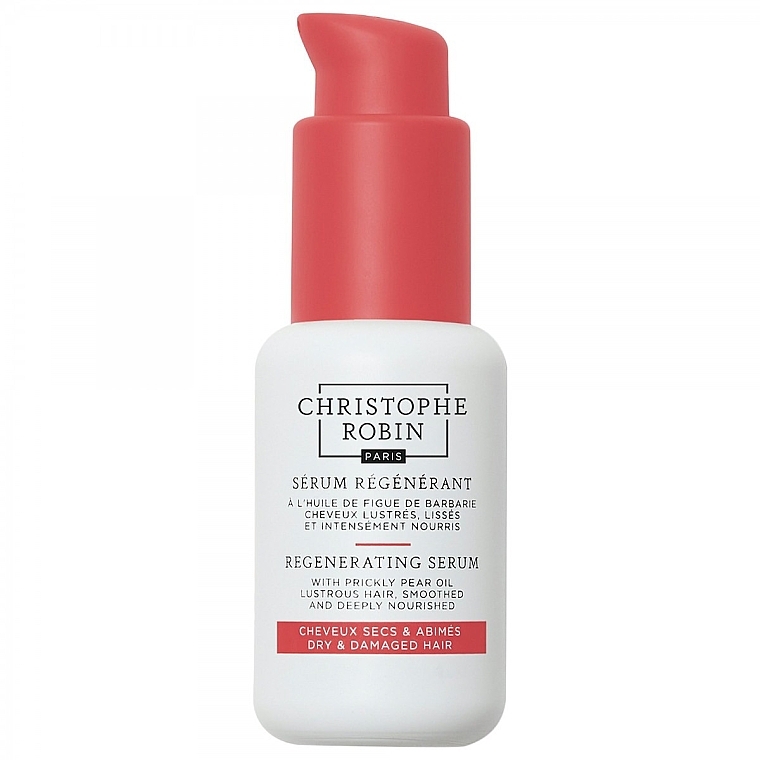 Regenerating Hair Serum - Christophe Robin Regenerating Serum With Prickly Pear Oil — photo N1