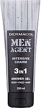 Shower Gel - Dermacol Men Agent Intensive Charm 3in1 Shower Gel — photo N1