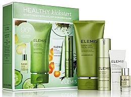 Fragrances, Perfumes, Cosmetics Set - Elemis Superfood Healthy Kickstart Collection (clean/gel/150ml + day/cr/50ml + peel/15ml + f/oil/ml)