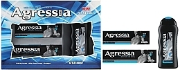 Set - Agressia Sensitive (sh/cr/100ml + ash/cr/75ml + shm/250ml) — photo N1