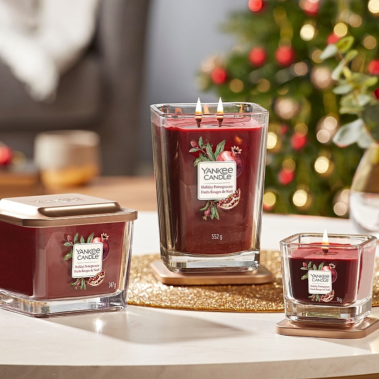 Scented Candle - Yankee Candle Elevation Holiday Pomegranate — photo N5
