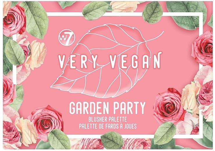 Blush Palette - W7 Very Vegan Garden Party Blush Palette — photo N3