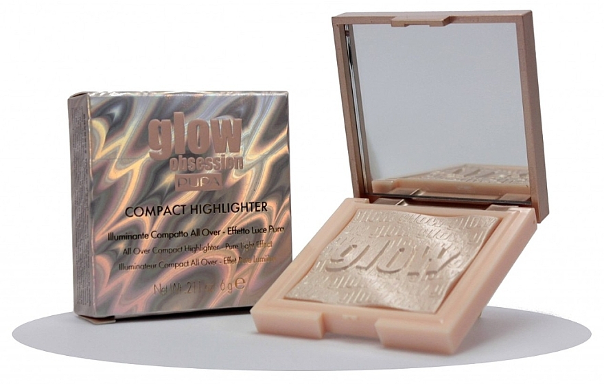 Face Compact Highlighter - Pupa Glow Obsession Compact Highlighter  — photo N2