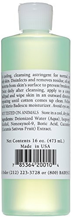 Cucumber Cleansing Gel - Mario Badescu Mario Badescu Cucumber Cleansing Lotion — photo N7