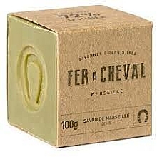 Natural Olive Soap, cube - Fer A Cheval Pure Olive Marseille Soap Cube — photo N1