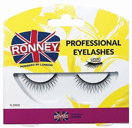 False Lashes, synthetic - Ronney Professional Eyelashes RL00019 — photo N1