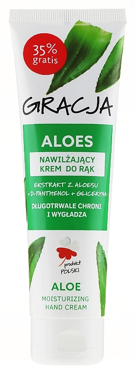 Moisturizing Aloe Extract Hand Cream - Gracja Aloe Hand Cream — photo N3