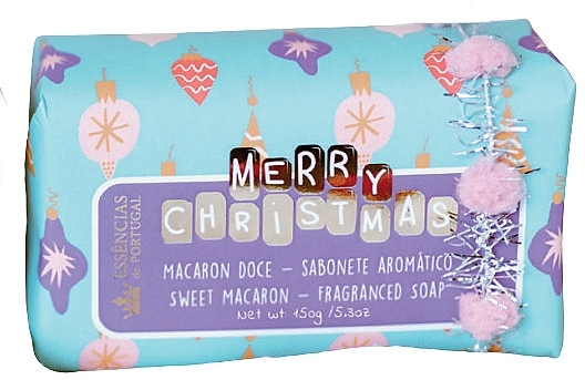 Sweet Macaroon Soap - Essencias De Portugal Merry Christmas Sweet Macaron Soap — photo N1