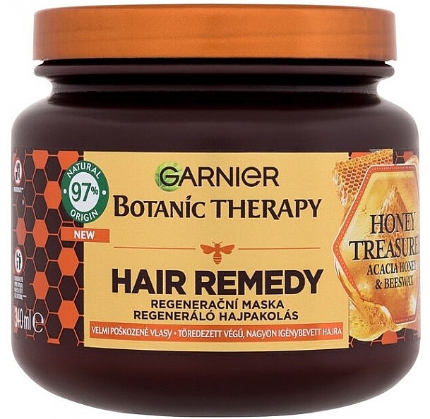 Hair Mask - Garnier Botanic Therapy Honey Treasure Hair Remedy — photo N1