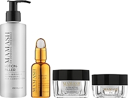 Fragrances, Perfumes, Cosmetics Complex Set - Mamash Filler Prestige (cr/50ml + eye/cr/15ml + lot/200ml + serum/30ml)