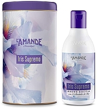 Fragrances, Perfumes, Cosmetics L'Amande Iris Supremo - Bath & Shower Gel in Pack