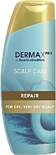 Shampoo for Dry & Extra Dry Scalp - Head & Shoulders Derma X Pro Scalp Care Repair — photo N1