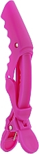 Fragrances, Perfumes, Cosmetics Claw Clip "Crocodile", rubberized, purple - Vero Professional