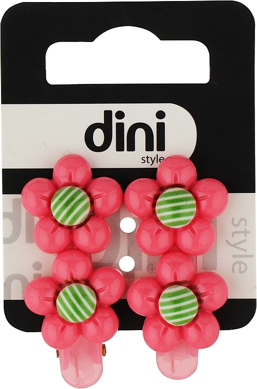 Kids Hair Clip, d-111, crimson - Dini Style — photo N1